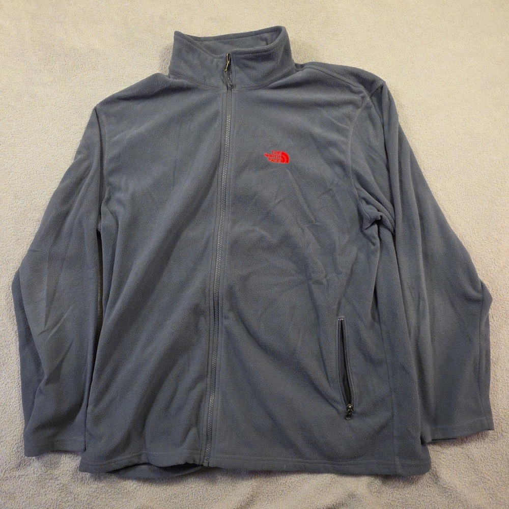 The North Face Fleece Jacket Mens XXL Gray Full Zip Gorpcore Outdoor Streetwear